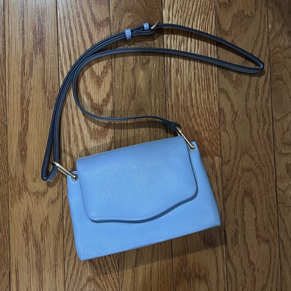 Elegant Blue Shoulder Bag
